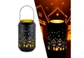 Produktbild: Marrakesch Orient & Mediterran Interior Teelichthalter Teelichthalter Glowtree 20cm Schwarz Gold Metall Windlicht (1 St), Handarbeit