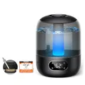 Produktbild: Dreo Luftbefeuchter für das Schlafzimmer, Kaltnebel-Ultraschallgerät mit 30 Stunden Laufzeit, 3L Top-Fill-Tank, Feuchtigkeitssensor, Nachtlicht für Babys, Kinderzimmer, für Pflanzen und Zuhause
