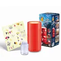 Produktbild: PUSTEFIX Elektrische Seifenblasenmaschine Feuerwerk & 80ml Flüssigkeit - Mit LED-Licht, Seifenblasen Kinder-Set Indoor/Outdoor für Geburtstag, Silvester & Hochzeit