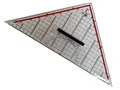 Produktbild: Großes Geometriedreieck, Zeichendreieck mit  Griff  32,5cm Plexiglas M + R