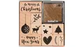 Produktbild: folia Motivstempel-Set „Christmas“