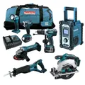 Produktbild: MAKITA Akku Hand Kreissägen 18V Elektro-Werkzeug Set RTJ Gehrungssägen NEU