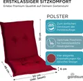 Produktbild: Gardisun Gartenstuhlauflage Gartenstuhlauflagen Polyester 6cm Dick