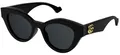 Produktbild: Gucci Damen Gg0957s Sonnenbrille, Schwarz/Schwarz/Grau, 62