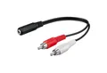 Produktbild: Goobay goobay Adapter Klinke Buchse 3pin > 2x Stecker, Audio-Kabel