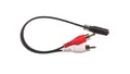 Produktbild: Przewód adapter Jack 3,5mm - 2x RCA 0,2m 50092
