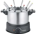 Produktbild: Severin Fondue Severin 2470 Fondue 1500 W 8 Fonduegabeln Edelstahl (gebürstet), Schwa, 1.40 l