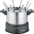 Produktbild: Severin 2470 Fondue 1500W Edelstahl Käsefondue Schokoladenfondue 1,4 Liter 