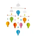 Produktbild: Goki Mobile Heißluftballons 35 x 53 cm Holz Babybett Babymobile Einschlafhilfe