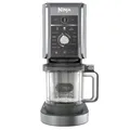 Produktbild: Ninja CREAMi Deluxe Eis-und Eisgetränkmaschine mit 3 Bechern, 10 Funktionen, macht Eiscreme, Gelato, Sorbet, Frozen Yoghurt, Milchshakes, Slushi & mehr, 2-in-1 Geschmacksoption, Silber, NC501EU