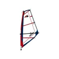 Produktbild: F2 Checker Windsurf Segel 3,5m² Mit Mast & Gabel Surfen Wassersport - Neu