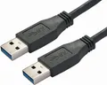 Produktbild: Bachmann - USB-Kabel - USB (M) bis USB (M) - USB 2.0 - 1 m - Schwarz