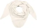 Produktbild: styleBREAKER Damen Großer Strick Dreieck Schal einfarbig meliert | Weiches warmes Winter Dreiecktuch | Strickschal aus Viskose Wolle für kuschlige Looks, Farbe:Weiß