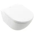 Produktbild: Villeroy & Boch Subway 3.0 Tiefspül-WC Combi-Pack, oval, wandhängend, TwistFlush, 370x560x360mm, 4670TSR1, Farbe: Weiß CeramicPlus
