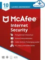 Produktbild: McAfee Internet Security / 10 Geräte  /  1 Jahr / Windows, Android, macOS, iOS