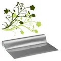 Produktbild: plottiX Vinylfolie permanent silber 31,5 cm x 1,0 m, 1 Rolle