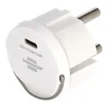 Produktbild: Brennenstuhl Steckdosenadapter USB C, Steckdosennest, 2,4A, kompatibel mit IP44 Steckdosen und Kabeltrommeln