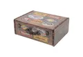 Produktbild: HMF Aufbewahrungsbox Handgefertigter Vintage Koffer aus Holz, Deko Koffer, Geschenkkoffer im Garagen Design, 44 x 32 x 16 cm