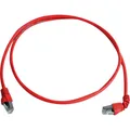 Produktbild: Telegärtner 100008015 RJ45 Netzwerkkabel, Patchkabel CAT 6a S/FTP 1.00 m Rot ...