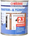 Produktbild: 2in1 Fenster & Türenlack seidenmatt, 750 ml, Weiß