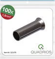 Produktbild: QUAD 22C476 - Aderendhülsen, unisoliert, 100 Stück, 1,5 mm²