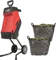 Produktbild: Scheppach Gartenhäcksler GS55 Elektro Messerhäcksler Schredder Holzhäcksler | 2400 W Motor | Schnittstärke 45mm Durchmesser | 45 L Fangsack