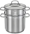 Produktbild: RÖSLE Spaghettitopf ELEGANCE, Edelstahl 18/10 (1-tlg), mit Pastaeinsatz und Innenskalierung, 5 Liter, Induktion