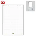Produktbild: Ursus Flipchart-Papier Green kariert 68,0 x 99,0 cm, 20 Blatt, 5 Blöcke