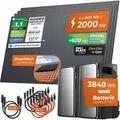 Produktbild: SOLARWAY Balkonkraftwerk 2000 Watt Duo | EcoFlow STREAM Max 3840 Wh Batterie Set