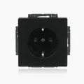 Produktbild: Busch-Jaeger 20 EUC-885 SCHUKO® Steckdosen-Einsatz (Kunststoff (lackiert)) Schwarz Matt 2CKA002011A3883