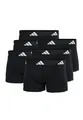 Produktbild: adidas Basic Boxer Trunk Men Herren Unterhose Shorts Unterwäsche 6er Pack, Farbe:Black, Bekleidungsgröße:M