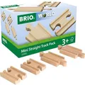 Produktbild: BRIO Spielzeugeisenbahn-Zubehör World 33393, 1/4 Ausgleichsschienen, je 5,4 cm, aus Holz, 4-teilig