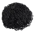 Produktbild: vidaXL Absperrpfosten Absperrkette Schwarz 30 m Ø6 mm Kunststoff