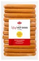 Produktbild: HOT DOG WORLD - Premium Halal Geflügel Hot Dog Würstchen 60 g, 12er Pack, in Metzgerei-Handwerksqualität