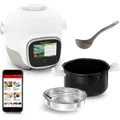 Produktbild: Moulinex Intelligente Wifi-Multikoker mit Touchscreen, unbegrenzten Rezepten und automatischen Updates (YY5132FB)