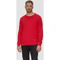 Produktbild: s.Oliver Longpullover Strickpullover Baumwollpullover mit Logo-Stickerei rot XXXL (60/62)