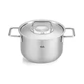 Produktbild: Fissler Pure Collection/Edelstahl-Kochtopf (Ø 20 cm, 3,6L) Töpfe inkl. Metall-Deckel, Innen-Skalierung – Induktion