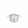 Produktbild: Fissler Kochtopf Pure mit Metalldeckel, Edelstahl 18/10, Silbern, 20 cm