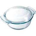 Produktbild: PYREX Kasserolle rund mit Deckel, Inhalt: 4,90 Liter, Höhe: 140 mm, ø: 250 mm