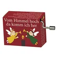 Produktbild: Fridolin Spieluhr Weihnachtslied - Vom Himmel hoch, da komm ich her Mini Drehorgel