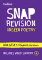 Produktbild: AQA Unseen Poetry Anthology Revision Guide: Ideal for the 2026 and 2027 exams (Collins GCSE Grade 9-1 SNAP Revision)