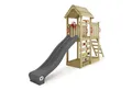 Produktbild: Wickey Spielturm JoyFlyer – Garten-Klettergerüst mit Wellenrutsche & Sandkasten, 10-Jahre Garantie*, Kletterwand mit Klettersteinen