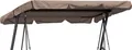 Produktbild: Hollywoodschaukel Dachbezug 200 x 145 cm Taupe Wasserdicht | Universal Ersatzdach Gartenschaukel 3 Sitzer | UV 50 Schaukel Dach Ersatz Bezug