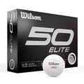 Produktbild: Wilson Unisex-Erwachsene Fifty Elite Golfbälle, Weiss/opulenter Garten