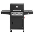 Produktbild: Grandhall Xenon 3 Gasgrill Schwarz BBQ Grillstation