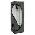 Produktbild: Zelsius Growzelt MyHomeGrow Grow Tent | Indoor Growroom | Growschrank Darkroom Pflanzenzelt Gewächshaus Zuchtzelt (80 x 80 x 180 cm, Grau)