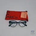 Produktbild: MAX&Co. Round Plastic Women's Glasses - Elegant Style - Includes Case