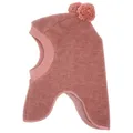 Produktbild: maximo - Kid's Mini-Schlupfmütze mit Wollfleece und Pompons - Sturmhaube Gr 49-51 cm rosa