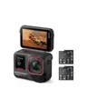 Produktbild: Insta360 Ace Pro 2 Dual Battery Standard Bundle Action-Kamera 8K / 30 BpS Leica Bluetooth Wi-Fi Unterwasser bis zu 12 m Schwarz (CINSBBGAACEPRO208)