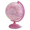 Produktbild: Kinderleuchtglobus ZP 2562 Zoo Rosa: Kinderleuchtglobus 25 cm, Kunststoffausstattung in Rosa, Glitzer im Fuß, mit Abbildungen: Kinderleuchtglobus 25 cm, Rosa, Kunststoffausstattung (Globus für Kinder)